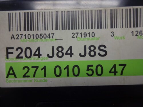 Centralita del motor MERCEDES W204 A2711504279 A0044469440 A2710105047 5WK90729