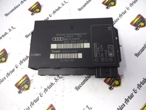 Modulo Electrónico Confort  Audi A4 8E0959433BC 8EO959433BC TEMIC 00002731B1