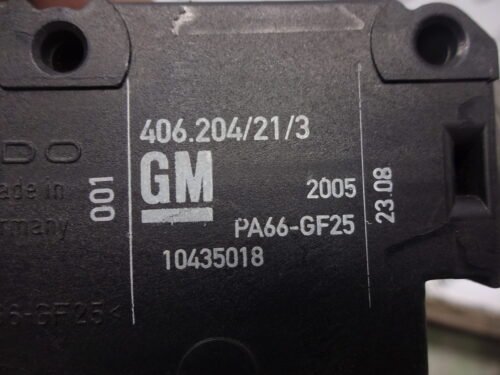 Ajuste Motor Bloqueo Central OPEL 406.204/21/3 406204213 10435018