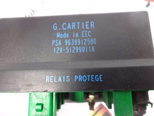 Rele PEUGEOT CITROEN 9639912580 12V 51299011A G. CARTIER