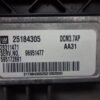 Centralita del motor Chevrolet 25184305 96951477