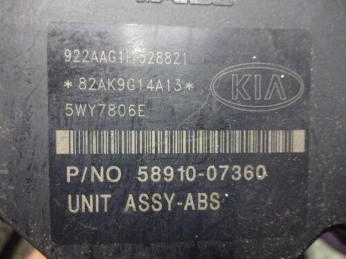 ABS Kia Picanto 5WY7806E 5891007360 58910-07360