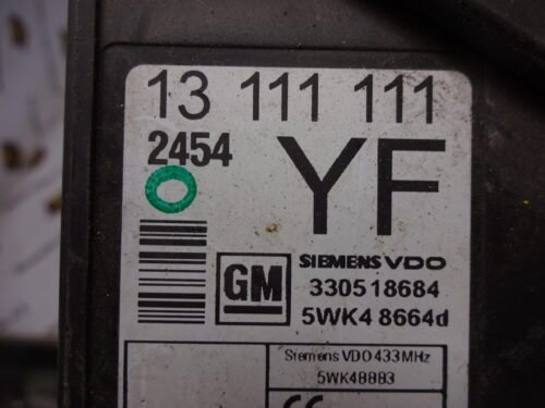 Unidad de control  Opel Meriva 13111111YF  13111111 YF 5WK48664d
