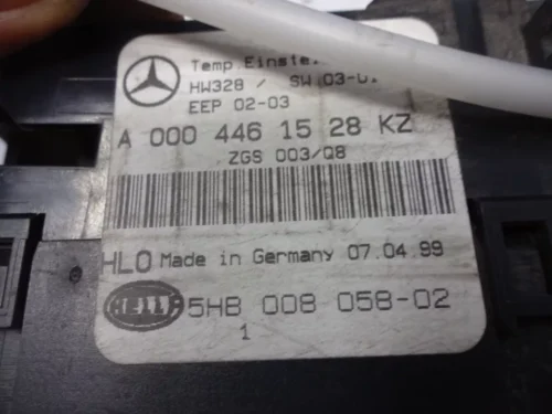 Clima panel de control Mercedes Vito Viano A0004461528KZ A0004461528 5HB008058-02