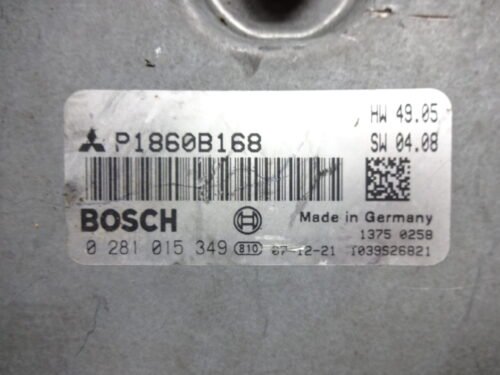 Centralita del motor Mitsubishi Colt P1860B168 0281015349