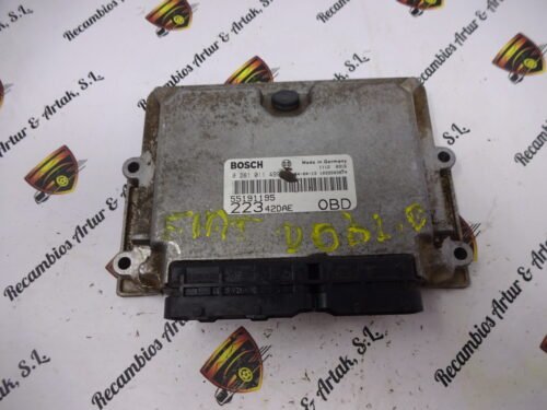 Centralita del motor FIAT 55191195 0281011499 OBD 223