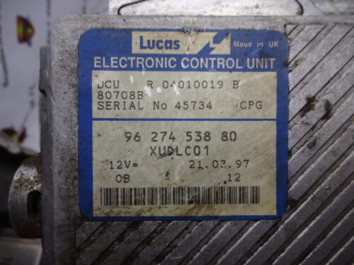 Centralita del motor PEUGEOT 406 9627453880 R04010019B
