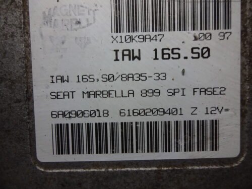 Centralita del motor SEAT MARBELLA 6A0906018  IAW16S.S0 6160209401Z