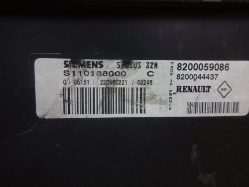 Centralita del motor Renault S110138000 C 8200059086 8200044437 S110138000C