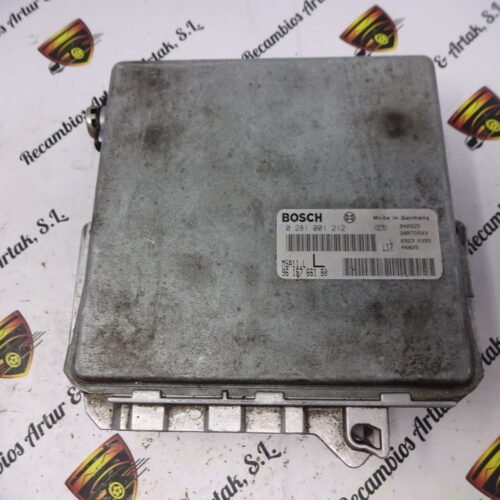 Centralita del motor Peugeot Citroen 0281001212 9615766180