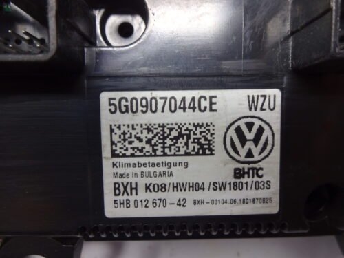 DSC07799 Clima panel de control VW GOLF VII 5G0907044CE 5GO907044CE 5HB012670-42
