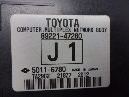 Unidad de control TOYOTA PRIUS HYBRID 8922147280 89221-47280 5011-6780