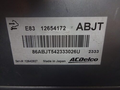 Centralita del motor OPEL ASTRA J 12654172 ABJT 12654172ABJT