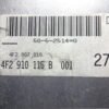Centralita del motor Audi A6 4F2907115 4F2910115B 0261S02291
