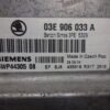 Centralita del motor Skoda Fabia 03E906033A 5WP4430508 5WP44305 08
