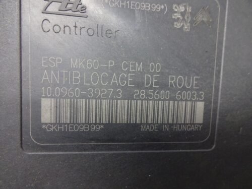 ABS Peugeot 207 9676244380 10020604274 10096039273 28560060033