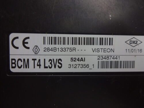 BCM Caja de fusibles RENAULT 284B13375R BCM T4 L3VS