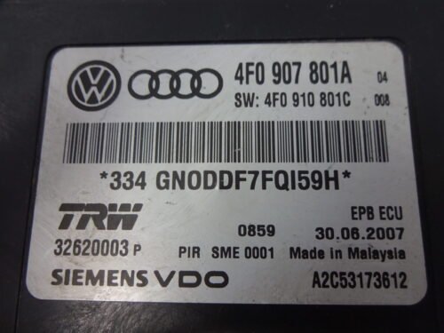 Centralita Knorr-freno EPB Audi VW 4F0907801C 4F0910801A