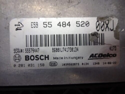 Centralita del motor Opel Corsa D 0281031158 55484520 55579447