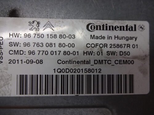 Centralita START STOP Citroen Peugeot 9677002780-00 9675015880-03 9676308180-00