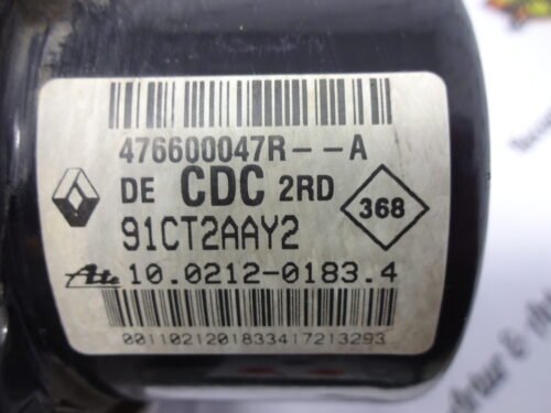 ABS RENAULT LAGUNA 476600047R-A 476600047RA 10021201834 10096114193 10061338261