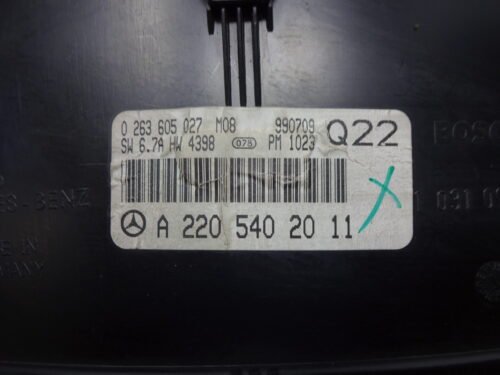 Cuadro de instrumentos Mercedes S-Klasse W220 A2205402011 0263605027 Q22