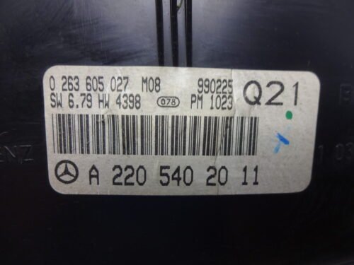 Cuadro de instrumentos Mercedes S W220 A2205402011 0263605027 Q21