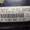 Cuadro de instrumentos Mercedes S W220 A2205401147 0263605211 Q02