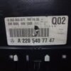 Cuadro de instrumentos  Mercedes S-Klasse W220 A2205407747 0263605877 Q02
