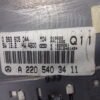 Cuadro de instrumentos Mercedes S W220 A2205403411 0263605044 Q11