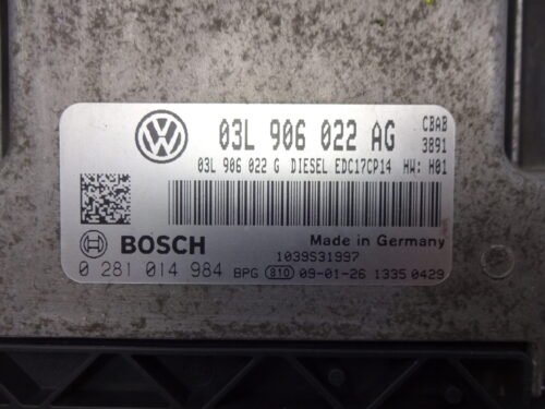 Centralita del motor VW 03L906022AG 0281014984