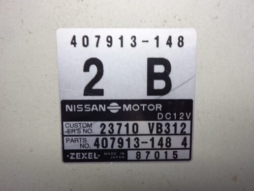 Centralita del motor NISSAN PATROL 23710VB312 23710-VB312 407913-148