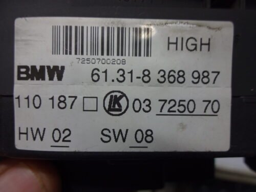 Botonera elevalunas BMW 61318368987 61.31-8368987 03725070