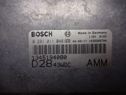 Centralita del motor Fiat Ducato 0281011048 1345194080 D28