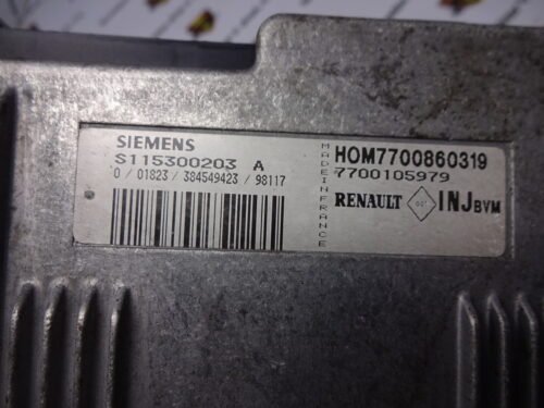 Centralita del motor RENAULT MEGANE S115300203A 7700860319 7700105979