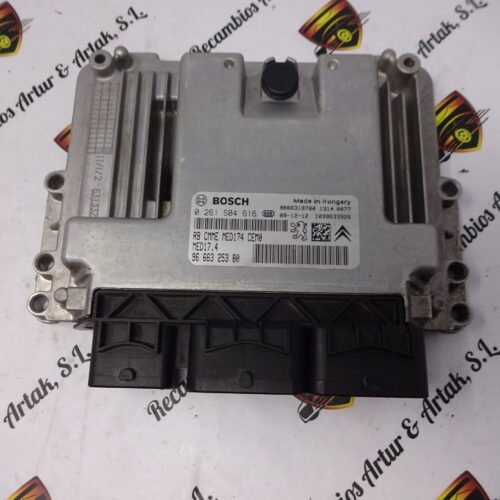Centralita del motor / Motorsteuergerät / Engine control unit / Peugeot 3008 Citroen 9666325380 0261S04616