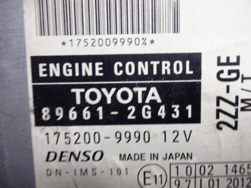 Centralita del motor TOYOTA CELICA 896612G431 89661-2G431 175200-9990