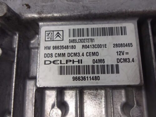 Centralita del motor Peugeot 407 9663548180 9663611480 R0413C001E DCM3.4
