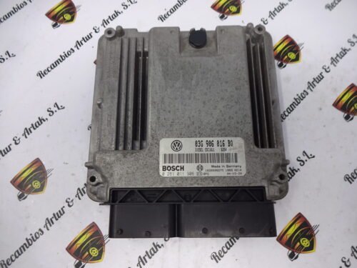 Centralita del motor / Motorsteuergerät / Engine control unit / VW TOURAN 03G906016BQ 0281011906