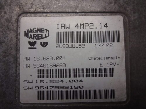 Centralita del motor Peugeot Citroen FIAT IAW 4MP2.14 IAW4MP214 9647999180 9646169280