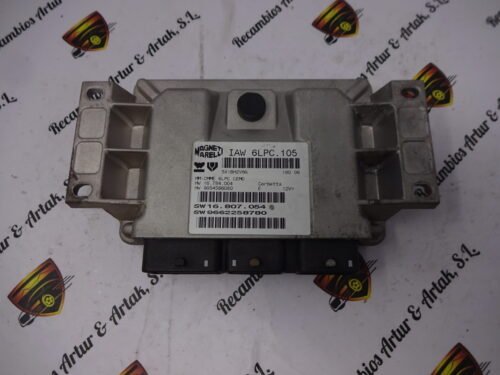 Centralita del motor / Motorsteuergerät / Engine control unit / Peugeot 207 9662258780 HW 9654596080 IAW 6LPC.105 IAW6LPC105