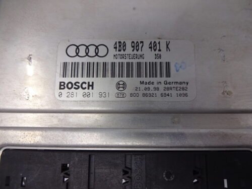 Centralita del motor AUDI 0281001931 4B0907401K