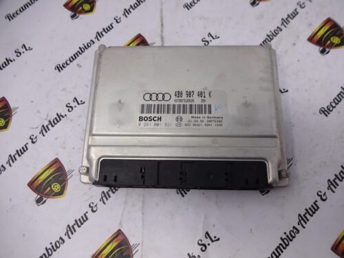 Centralita del motor / Motorsteuergerät / Engine control unit / AUDI 0281001931 4B0907401K