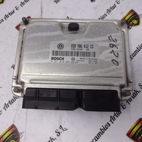 Centralita del motor / Motorsteuergerät / Engine control unit / SEAT IBIZA 0281010688 038906012CD