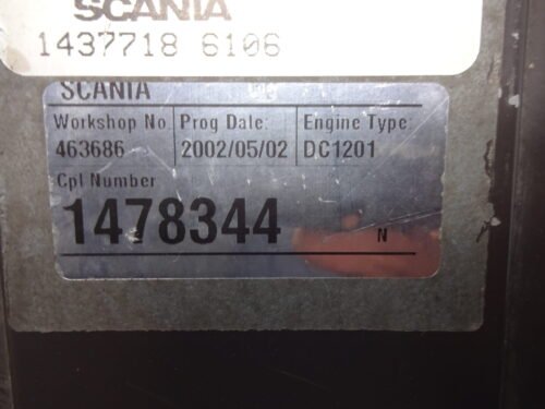 Centralita del motor SCANIA 0281001957 1437718 1478344