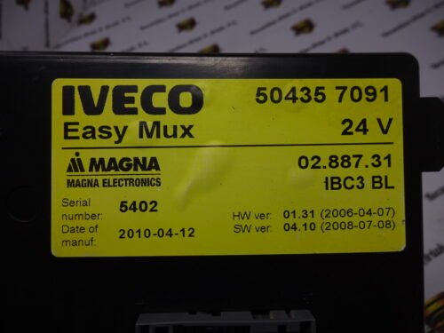 Unidad de control IVECO 504357091 24V 0288731 IBC3BL