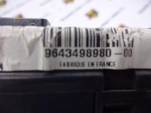 Caja de fusibles Peugeot CITROEN S118470002E 9643498980-00 BSM-B2