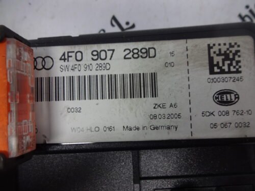 Módulo De Control Comodidad AUDI A6 C6 4F 4F0907289D 4F0910289D 5DK00876210