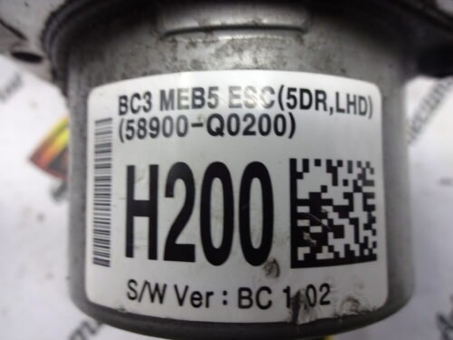 ABS Hyundai i20 58900Q0200 58900-Q0200 Q058920500 Q0589-20500