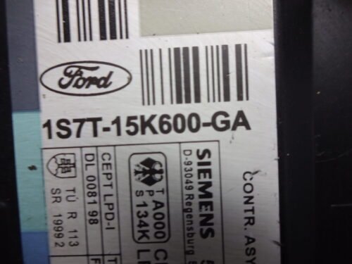 Controlador Confort Ford Mondeo 1S7T15K600GA 1S7T-15K600-GA  5WK48731A